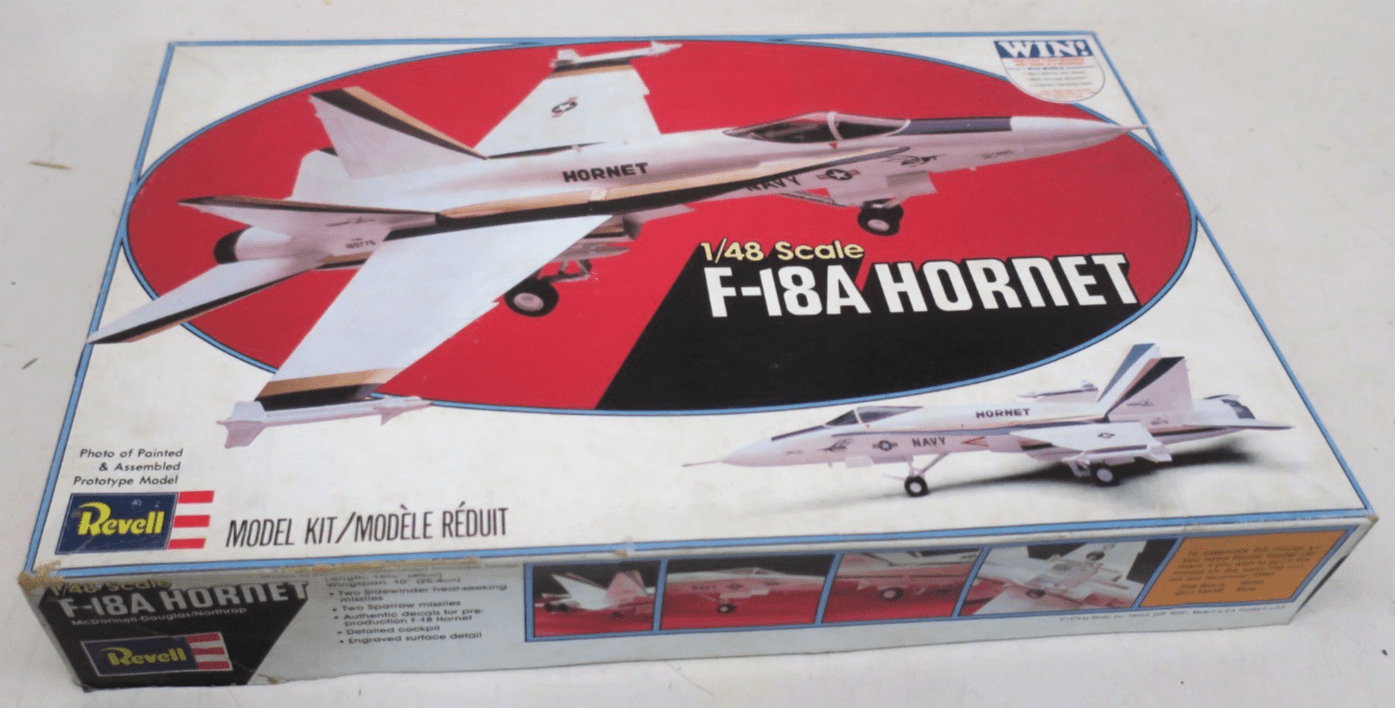 Revell 1/48 F - 18A Hornet Model Kit 4500 - WISE GUYS HOBBIES LLC