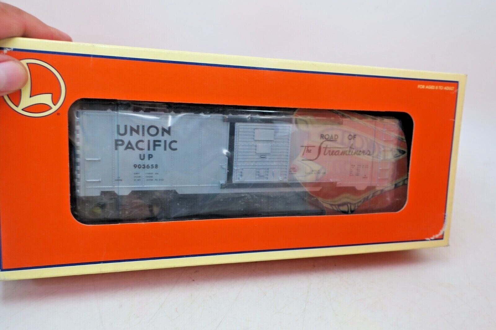 LIONEL O-27 3-RAIL U P "ROAD OF THE STREAMLINERS" BOXCAR NO. 6-39208 - WISE GUYS HOBBIES LLC