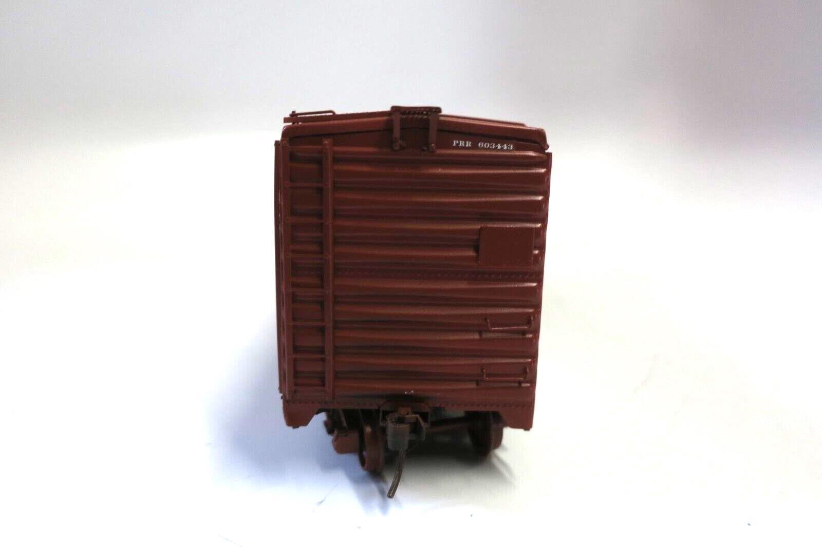 PENNSYLVANIA RAILROAD O SCALE SCRATCH BUILD 2R BOXCAR WITH DETAIL - WISE GUYS HOBBIES LLC