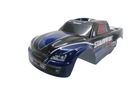 Traxxas Stampede 4x4 Blue Painted Body Black Shell Lid - WISE GUYS HOBBIES LLC