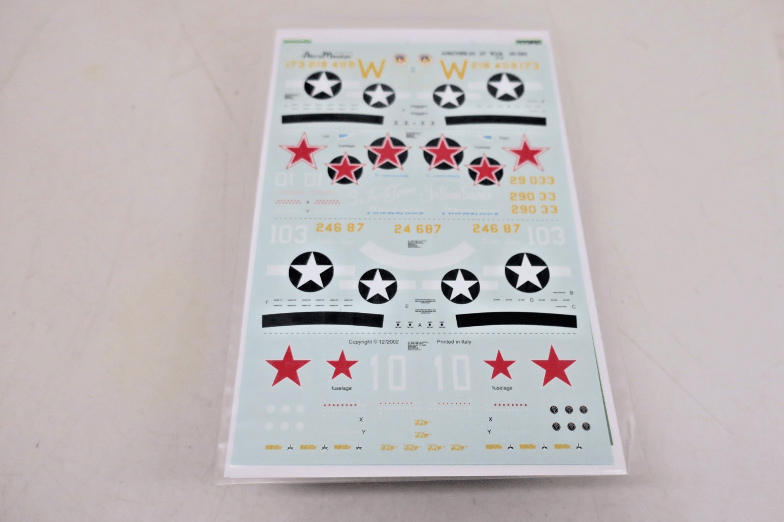 Aeromaster Decals 48 - 594 - Airacobras at War, Part II - WISE GUYS HOBBIES LLC
