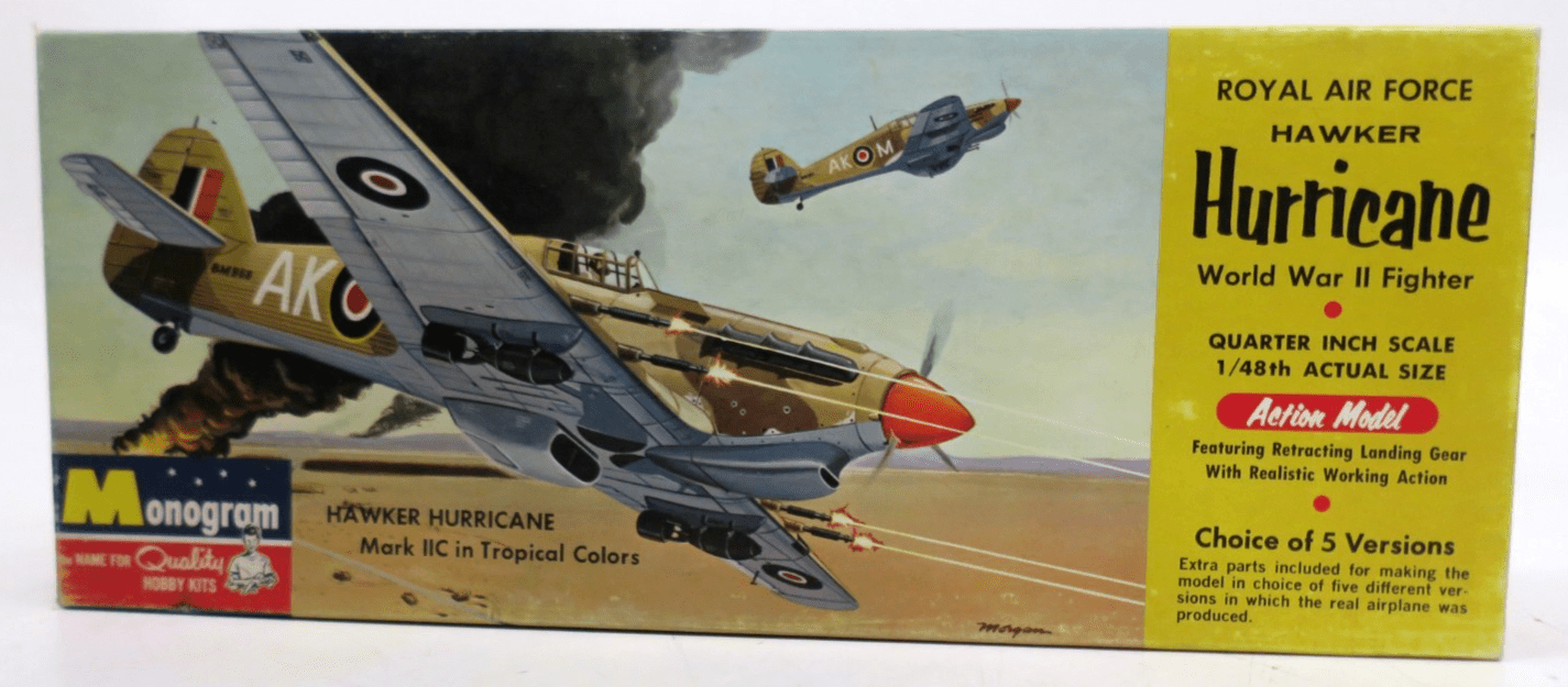 Monogram 1/48 Hawker Hurricane Model Kit PA90 - WISE GUYS HOBBIES LLC