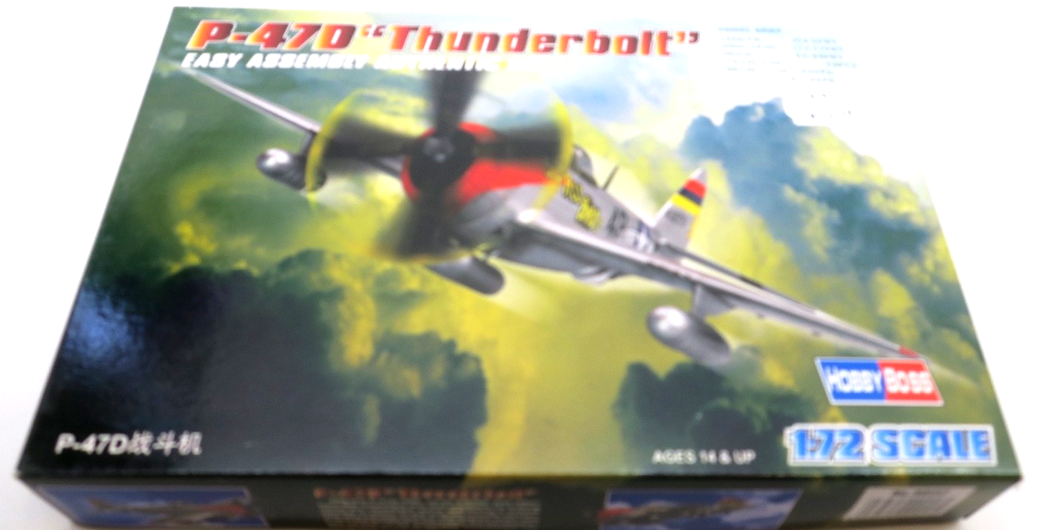 Hobby Boss 1/72 P - 47D Thunderbolt Model Kit - WISE GUYS HOBBIES LLC