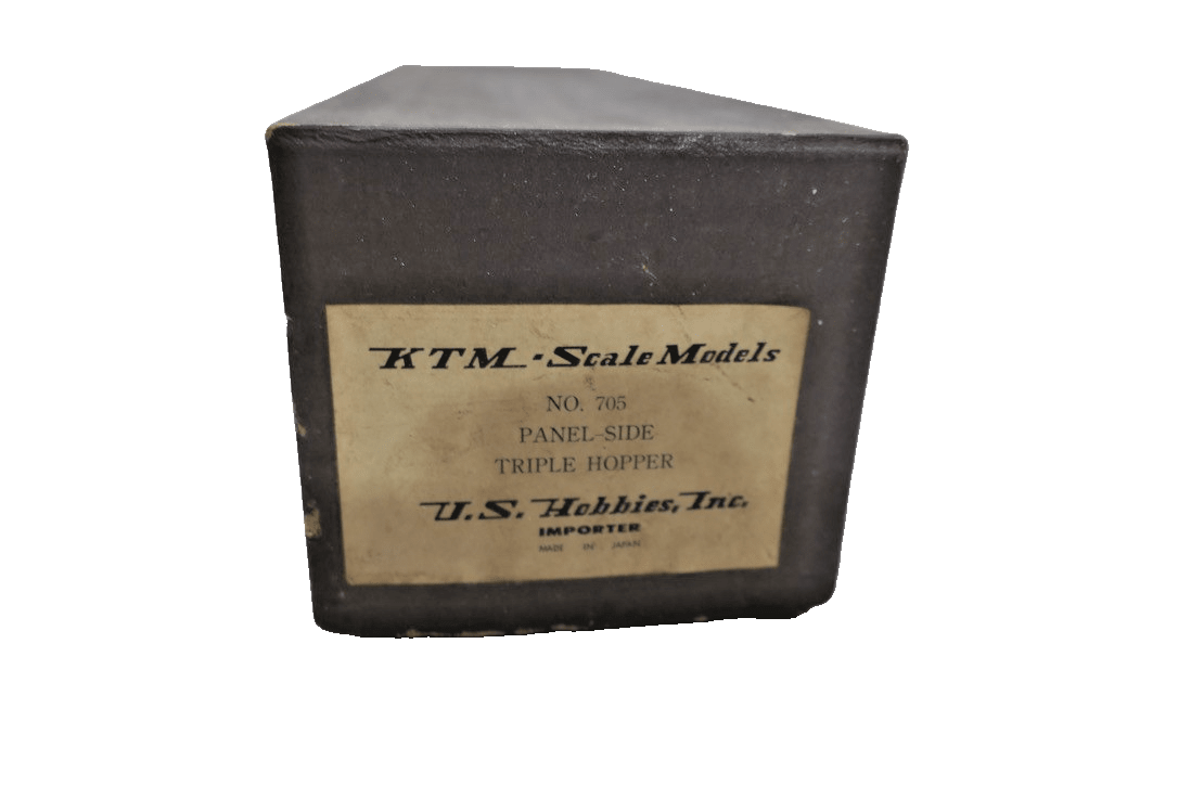 KTM 705 O Scale BRASS panel Side Triple Hopper NEW - WISE GUYS HOBBIES LLC