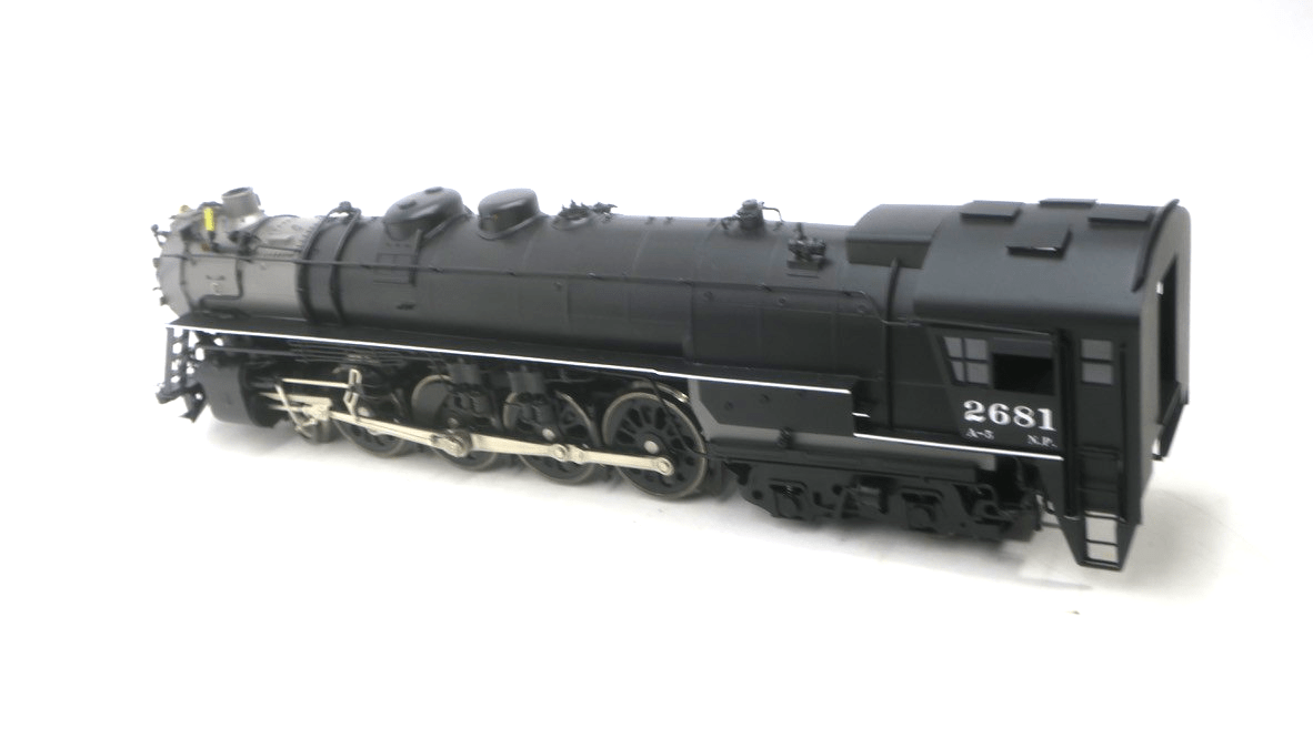 3rd Rail Sunset Models 2681 O Brass N. P. 3-Rail 4-8-4 A Class Steam Engine ASIS - WISE GUYS HOBBIES LLC