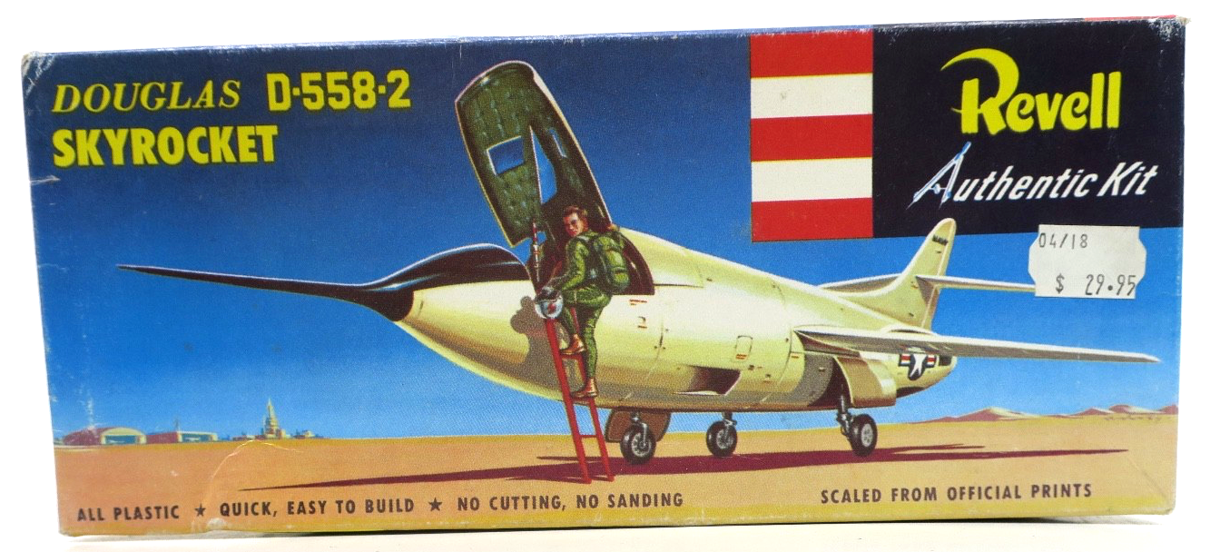 Revell 1/65 Douglas D - 558 - 2 Skyrocket Model Kit H213 - 79 - WISE GUYS HOBBIES LLC