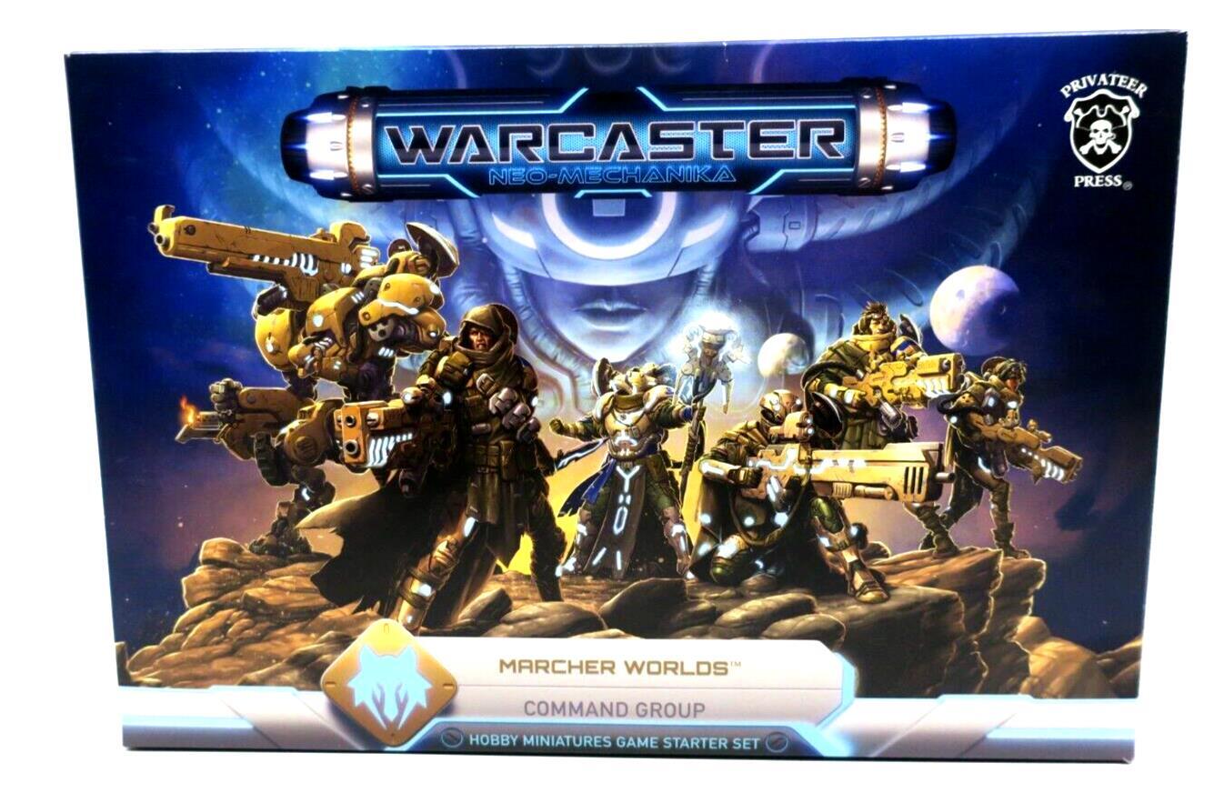 Privateer Press Warcaster Neo-Mechanica Marcher Worlds Command Group - WISE GUYS HOBBIES LLC