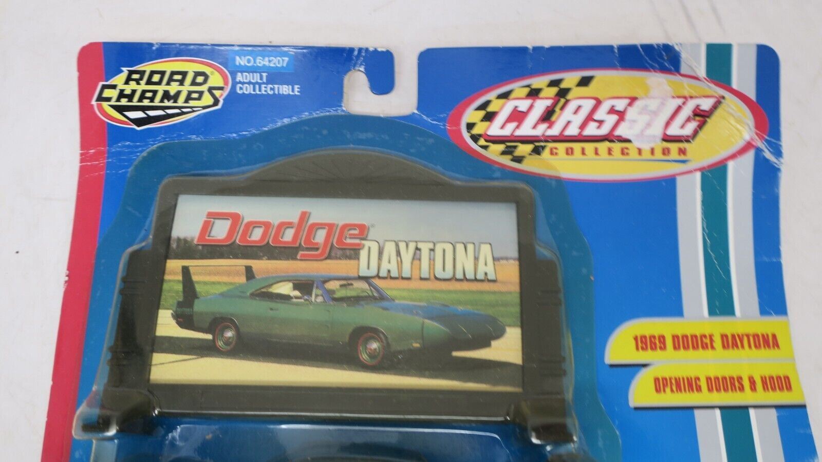 Road Champs 1969 Dodge Daytona with Billboard Classic Collection 1:43 - WISE GUYS HOBBIES LLC