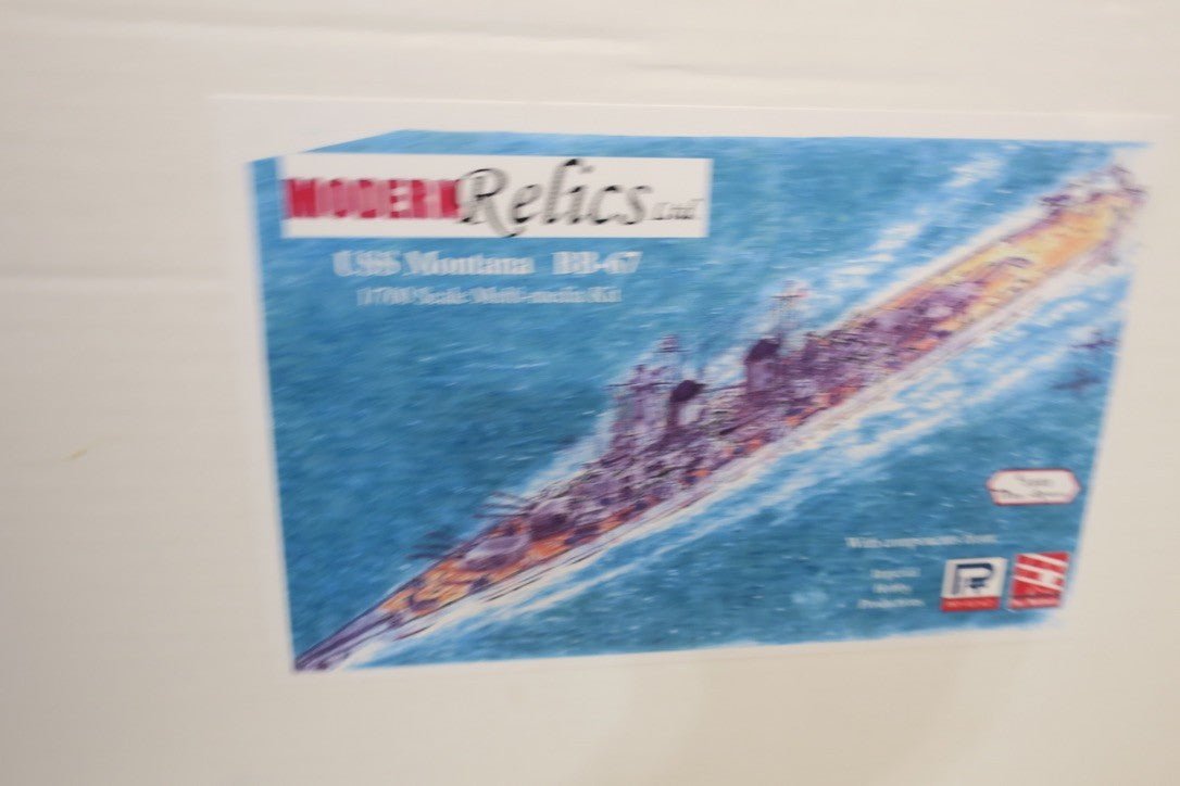 Modern Relics USS Montana (BB - 67) Multi - media Kit 1/700 Model Kit - WISE GUYS HOBBIES LLC