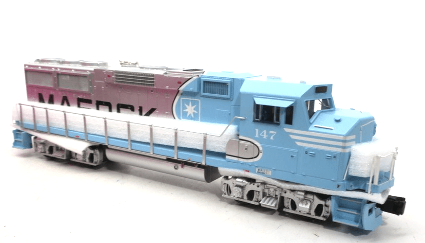 MTH Premier 20-2181-1 GP60M Maersk Cab  147 - WISE GUYS HOBBIES LLC