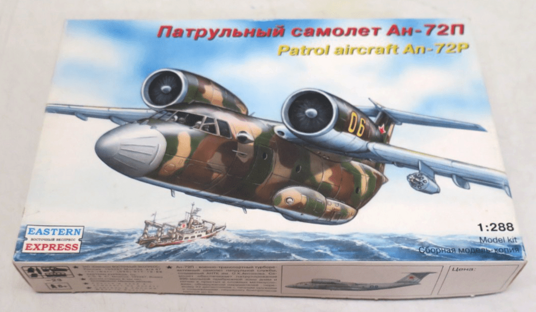 Eastern Express 1/288 Patrol Aircraft An - 72P Model Kit 28808 - WISE GUYS HOBBIES LLC