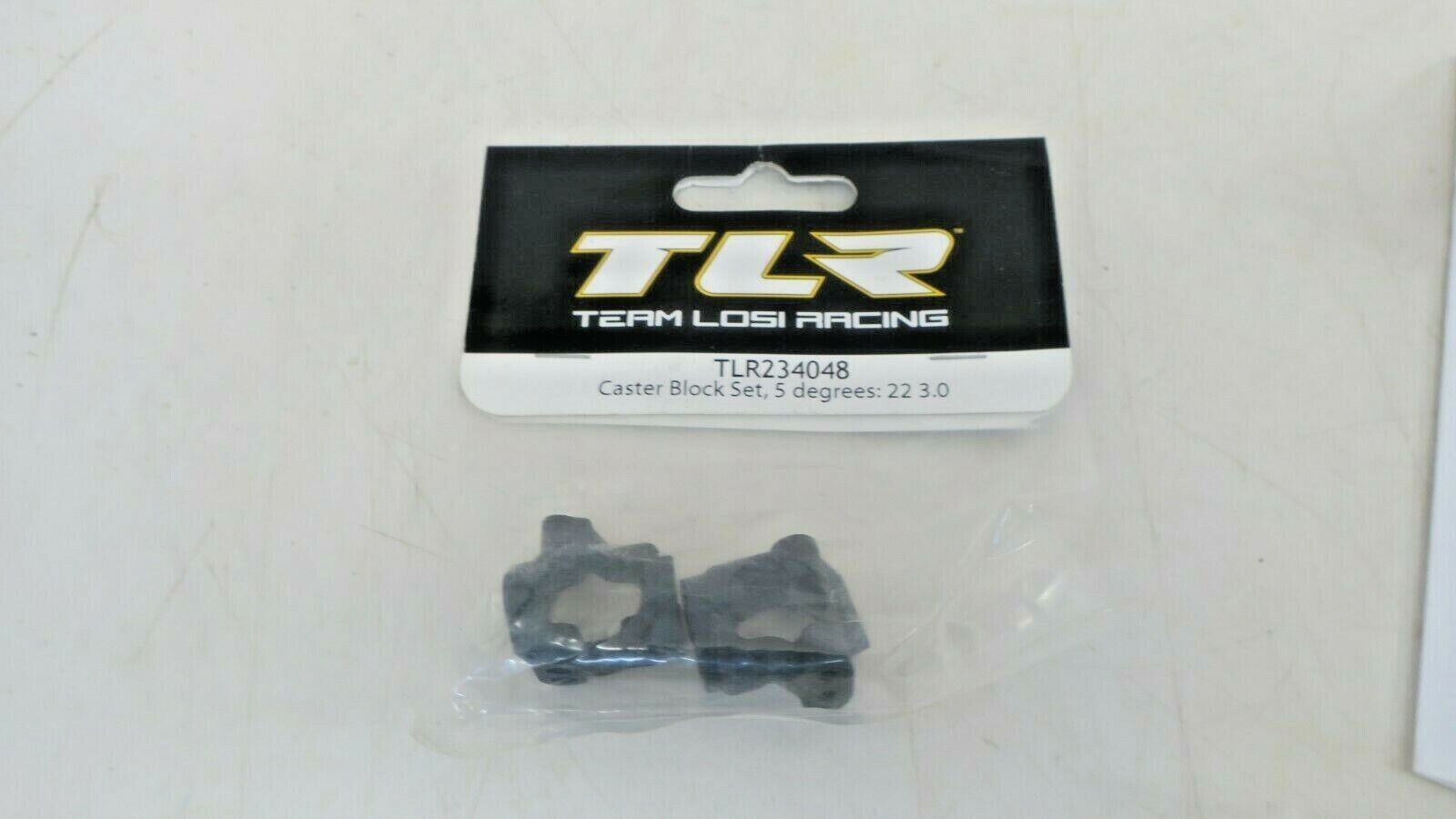 Team Losi Racing TLR234048 Caster Block Set(2) 5-Degrees: TLR 22 3.0 - WISE GUYS HOBBIES LLC