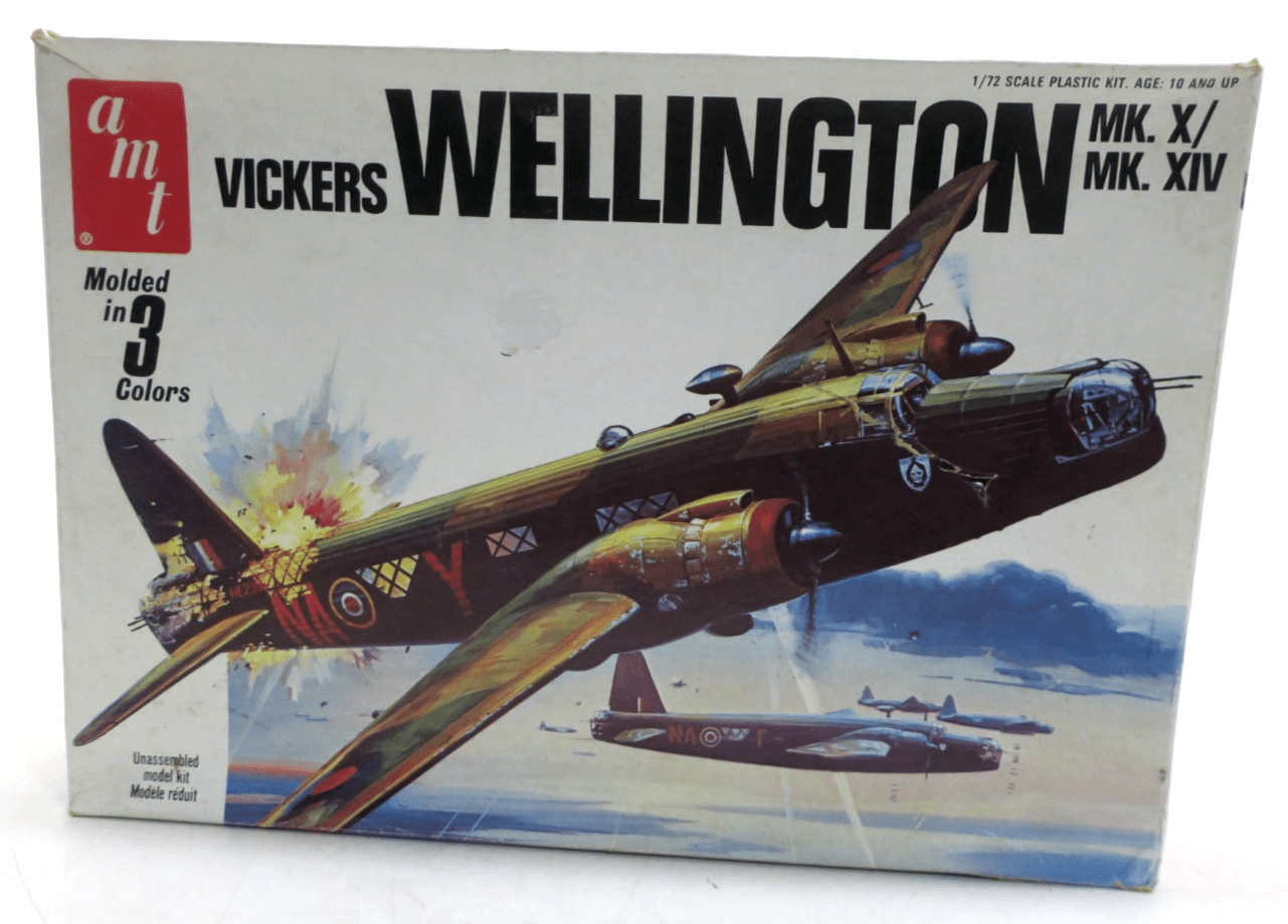 AMT 1/72 Vickers Wellington Mk.X/Mk.XIV Plastic Model Kit 7131 - WISE GUYS HOBBIES LLC