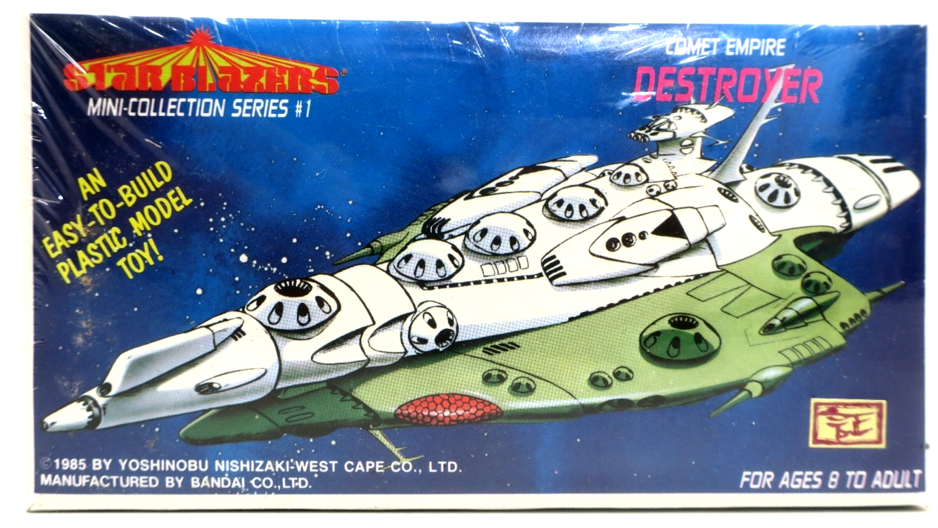 TCI Star Blazers Comet Empire Destroyer Mini Model Kit 3 - WISE GUYS HOBBIES LLC