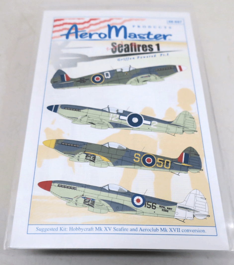 AeroMaster Decals - 48 - 697 - Super Seafires 1, Griffon Powered - WISE GUYS HOBBIES LLC