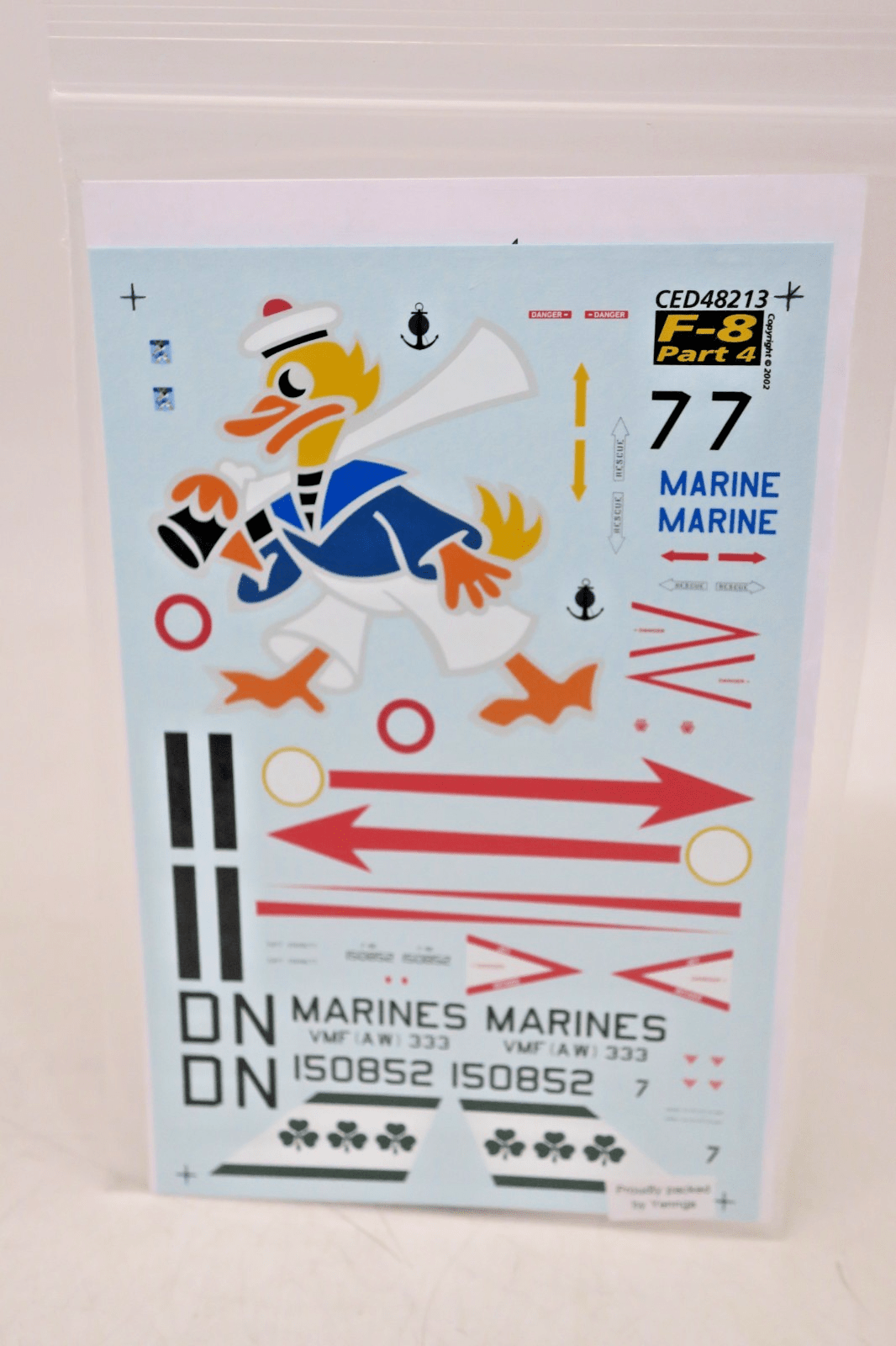 Cutting Edge F - 8 Crusader Part 4 Decals CED48213 - WISE GUYS HOBBIES LLC