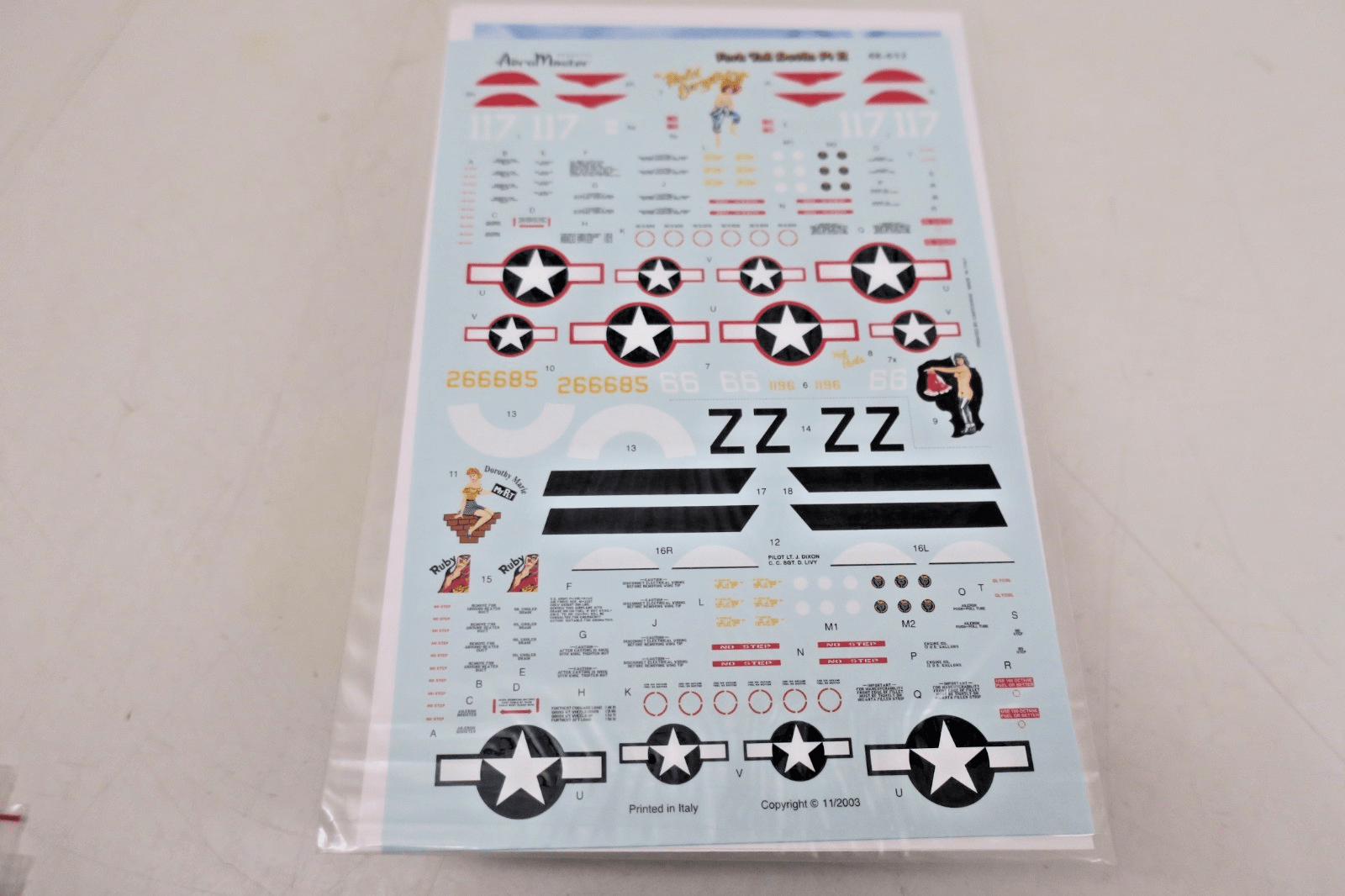 Aeromaster Decals 48 - 632 Fork Tail Devils Pt.II - WISE GUYS HOBBIES LLC
