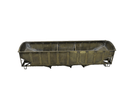 O - SCALE BRASS MAX GRAY PANEL SIDE PEAKED END TRIPLE HOPPER 707 IN BOX - WISE GUYS HOBBIES LLC