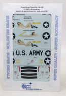 Super Scale International 1/48 P-39F & Airacobras 35th FS 36th FS Decals