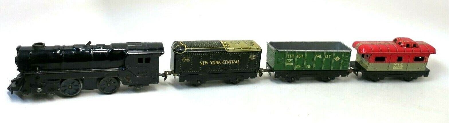 MARX NEW YORK CENTRAL LINES WIND-UP LEHIGH VALLEY TRAIN SET - WISE GUYS HOBBIES LLC