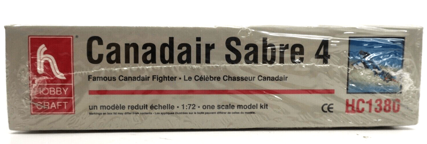 Hobbycraft 1/72 Sabre 4 Model Kit 1380 - WISE GUYS HOBBIES LLC