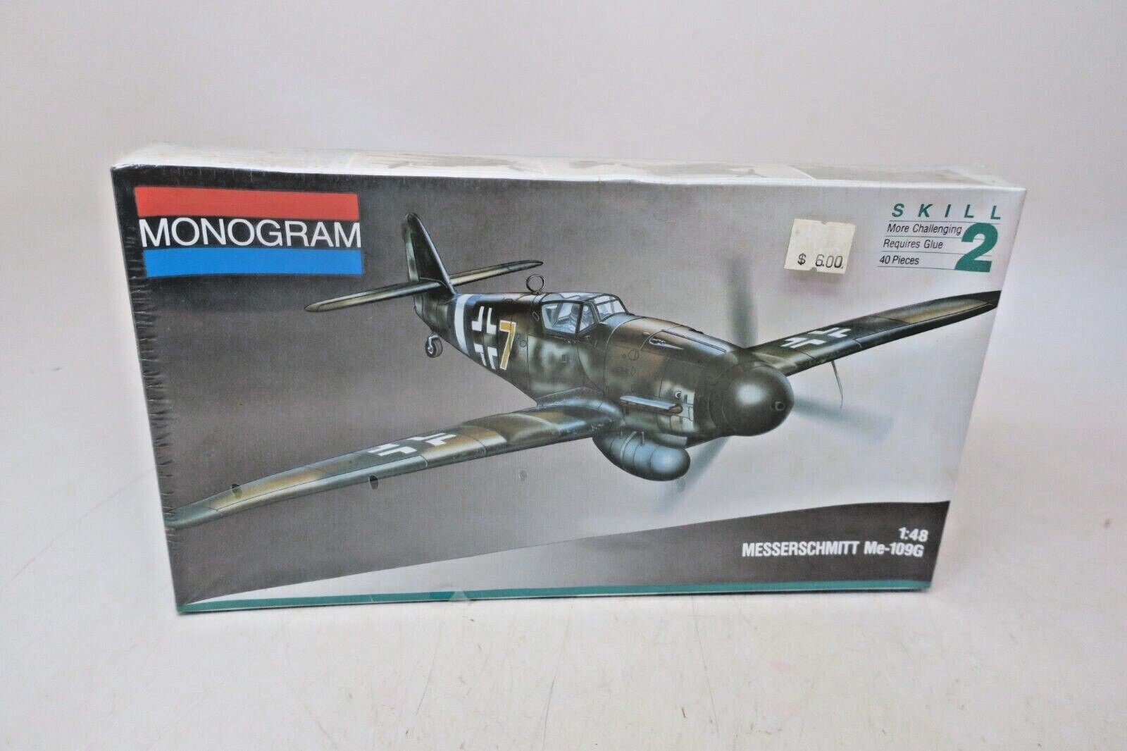 MONOGRAM 5225 MESSERSCHMITT ME-109G 1/48 SCALE. GJ - WISE GUYS HOBBIES LLC