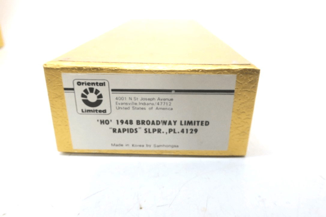 Oriental Limited. HO Scale. 1948 Broadway Limited. "Rapids" Passenger Car. Slpr. - WISE GUYS HOBBIES LLC