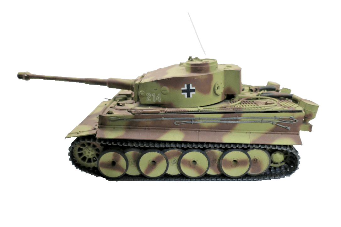 Built Tamiya 1/16 R/C Tiger 1 German Tank Full Option DMD T - 03 MF - 01 Unit - WISE GUYS HOBBIES LLC