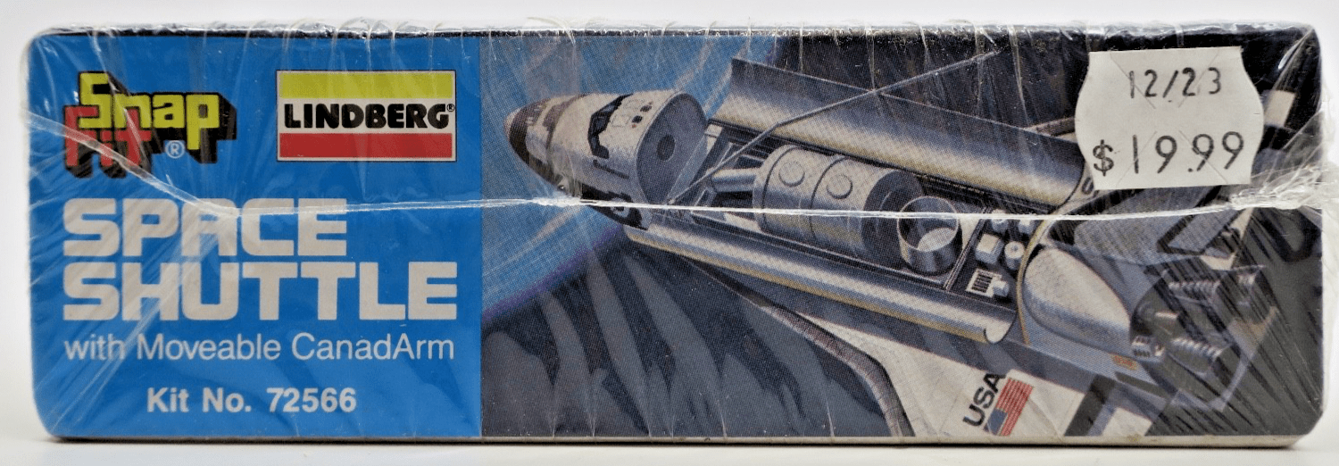 Vintage Lindberg 1/200 Space Shuttle Snapfit Model Kit 72566 - WISE GUYS HOBBIES LLC