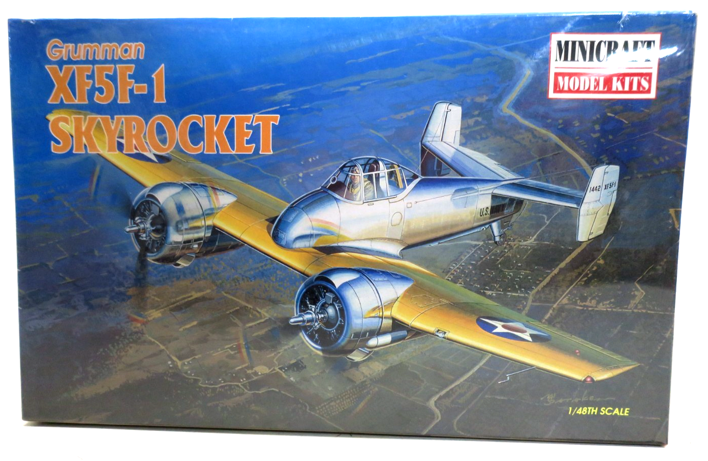 Minicraft 1/48 Grumman XF5F - 1 Skyrocket Model Kit 11626 SEALED - WISE GUYS HOBBIES LLC