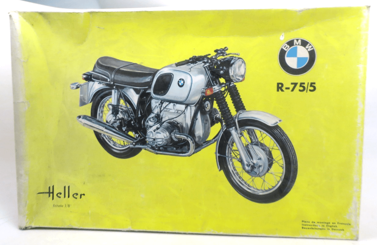 Heller 1/8 BMW R-75/5 Plastic Model Kit 990 - WISE GUYS HOBBIES LLC