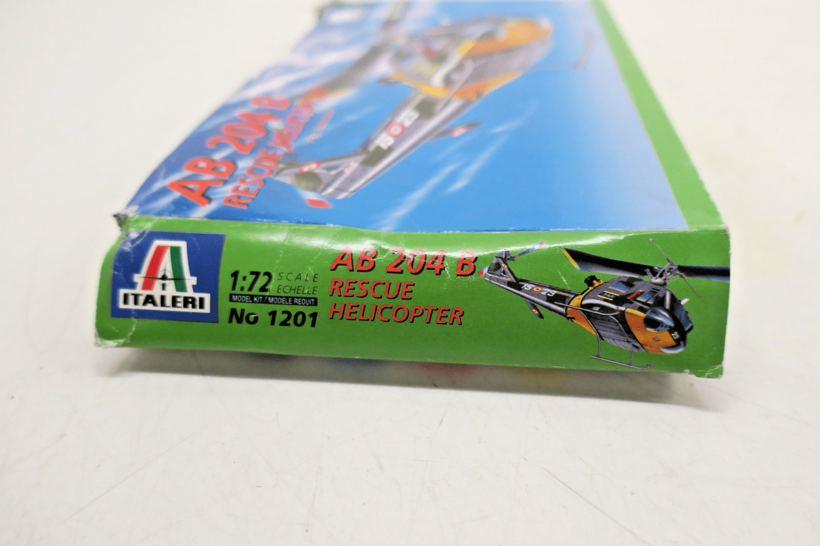 Italeri 1/72 AB 204 B Rescue Helicopter Model Kit 1201 - WISE GUYS HOBBIES LLC