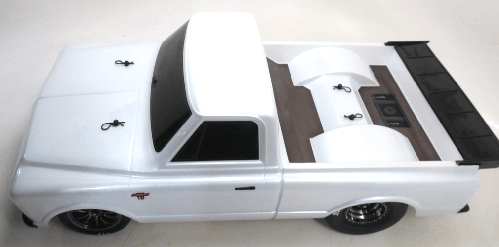 Traxxas Drag Slash HD 1967 Chevrolet C10 1/10 2WD RTR No Prep Truck White - WISE GUYS HOBBIES LLC