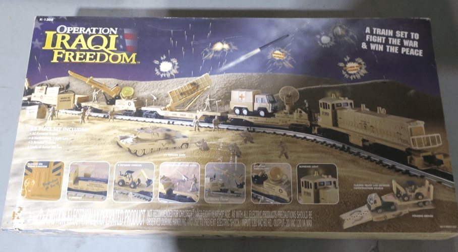 K-Line K-1308 Operation Iraqi Freedom Train Set New Orig Box - WISE GUYS HOBBIES LLC