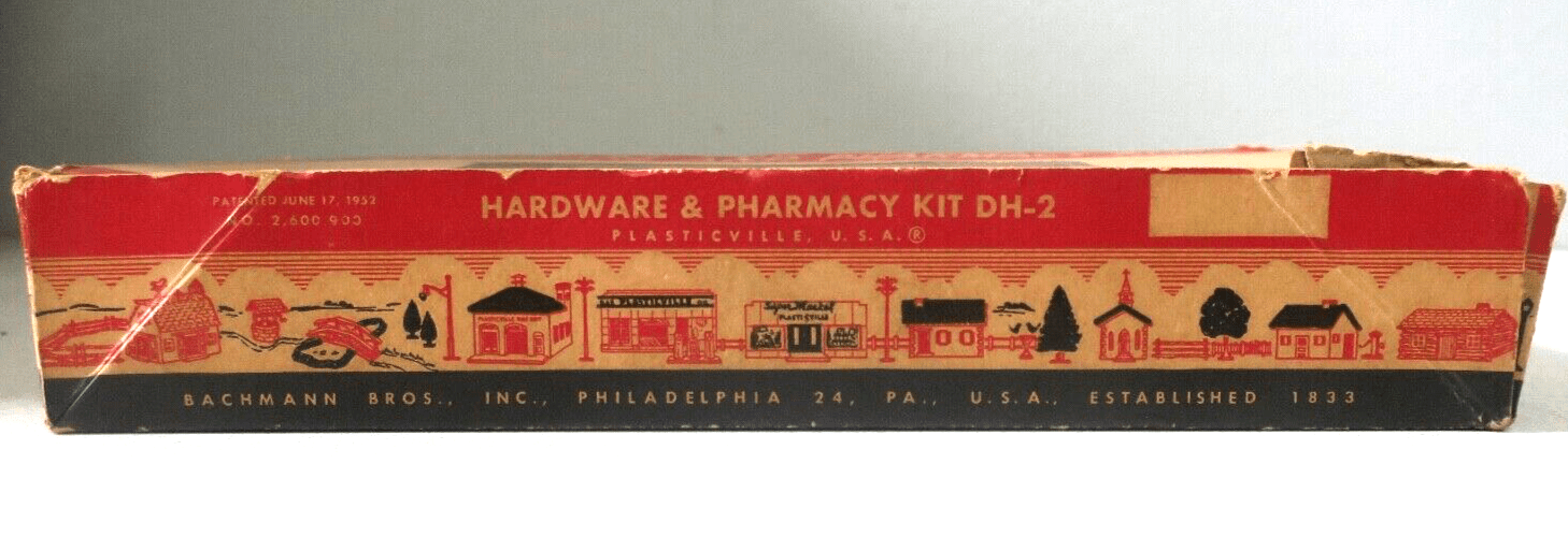 Bachmann Plasticville U.S.A Hardware and Pharmacy Kit - WISE GUYS HOBBIES LLC