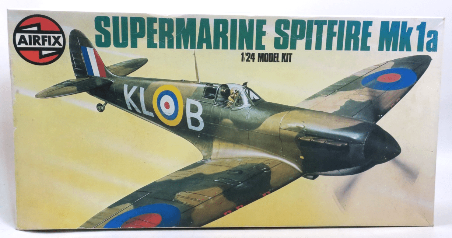 Airfix 1/24 Supermarine Spitfire Mk1a Model Kit 12001-6 - WISE GUYS HOBBIES LLC