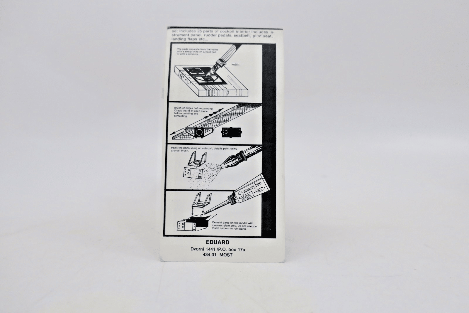 Eduard Photo Etch 1/72 ASM Claude Detail Set 72 - 013 - WISE GUYS HOBBIES LLC