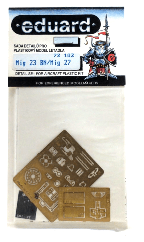 Eduard PE 1/72 MiG - 23 BM/MiG - 27 Detail Set 72102 - WISE GUYS HOBBIES LLC