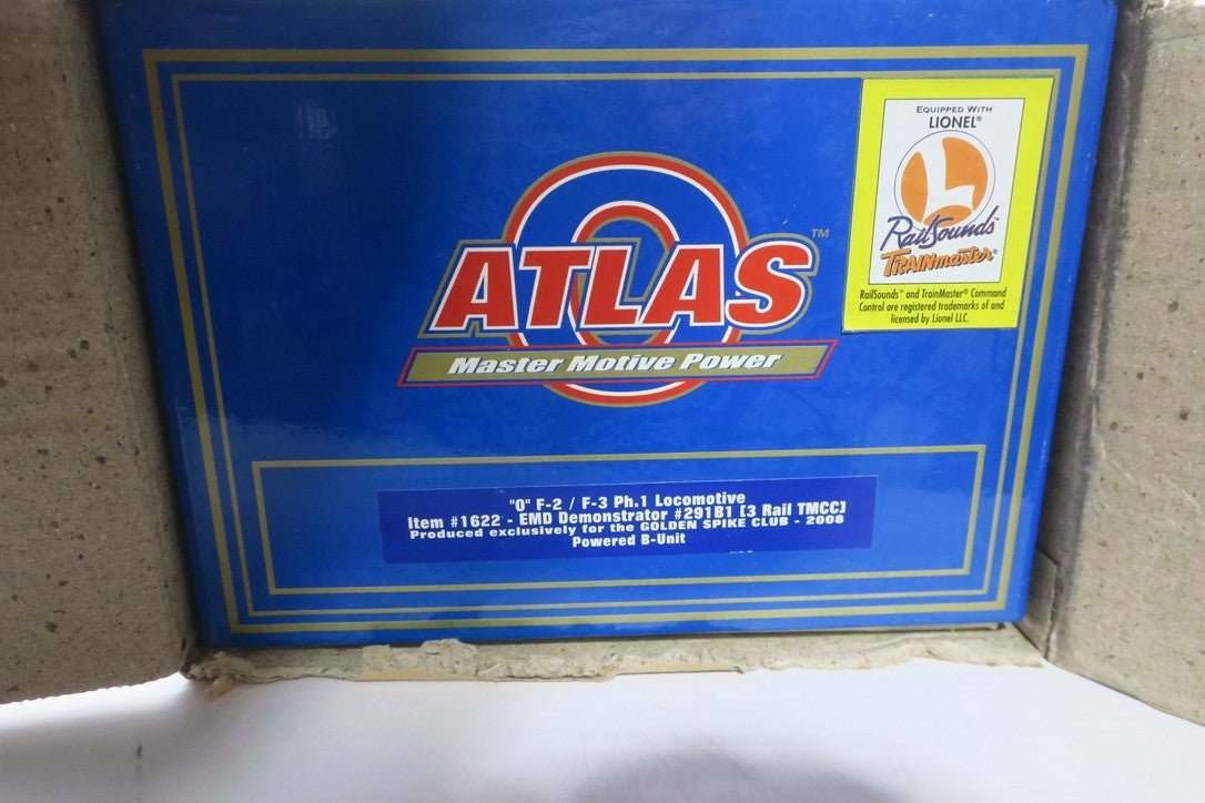 ATLAS Golden Spike O 1622 EMD DEMONSGTRATOR 291B1 POWERED B 577694 - WISE GUYS HOBBIES LLC