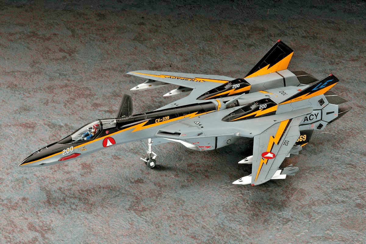 Hasegawa Macross Plus 1/72 VF - 19A SVF - 569 Lightnings w/ High Maneuver Missiles - WISE GUYS HOBBIES LLC