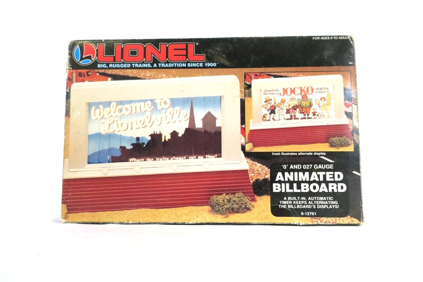LIONEL 6-12761 ANIMATED BILLBOARD (LIONELVILLE) NEW OLD STOCK - WISE GUYS HOBBIES LLC