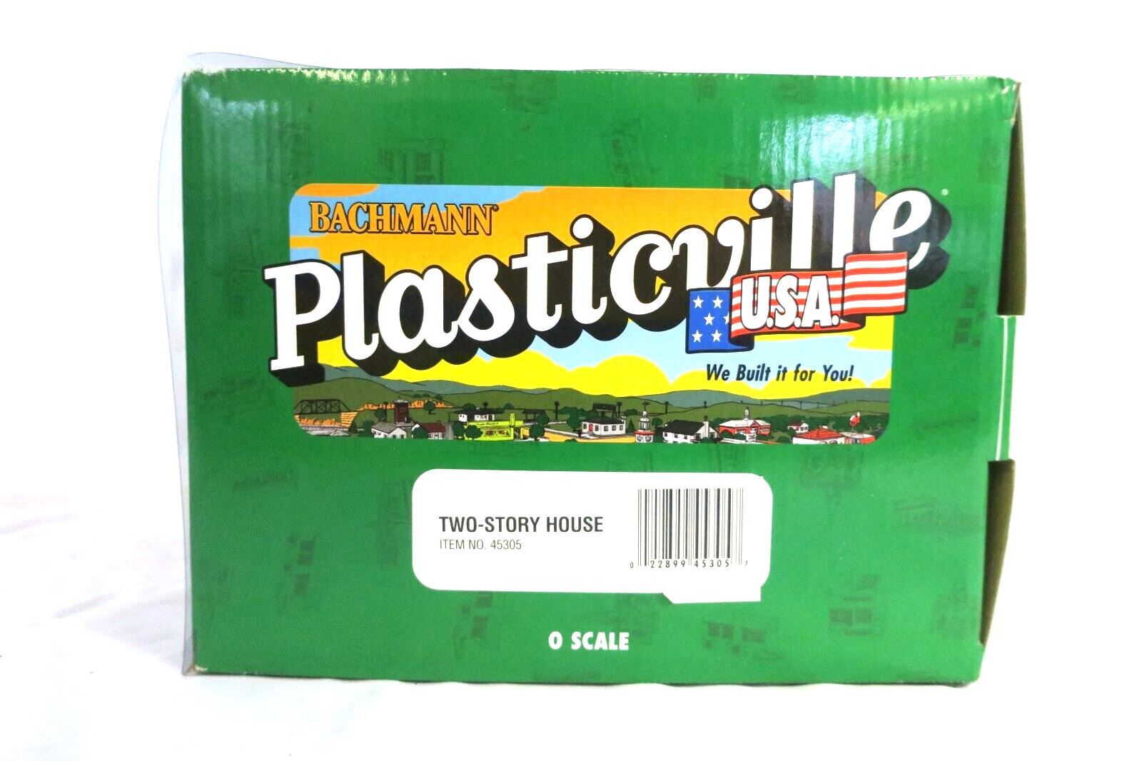 BACHMANN PLASTICVILLE 45305 O SCALE "TWO-STORY HOUSE" - WISE GUYS HOBBIES LLC