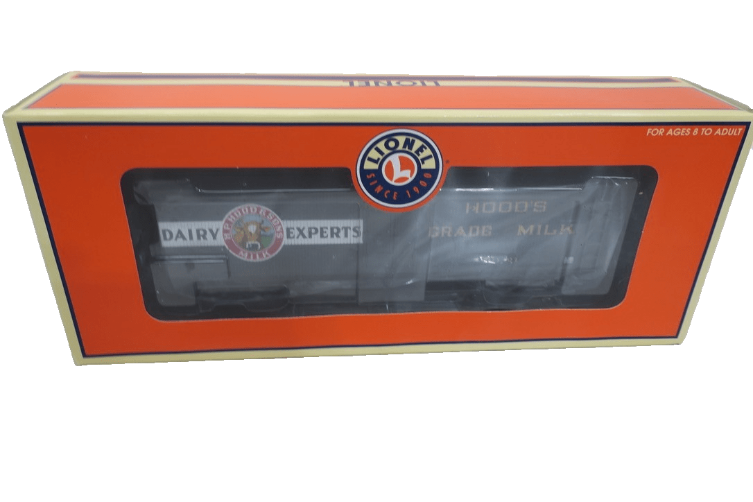 Lionel 6 - 17350 O Gauge Hood‘s Milk Refrigerator Car 503 - WISE GUYS HOBBIES LLC
