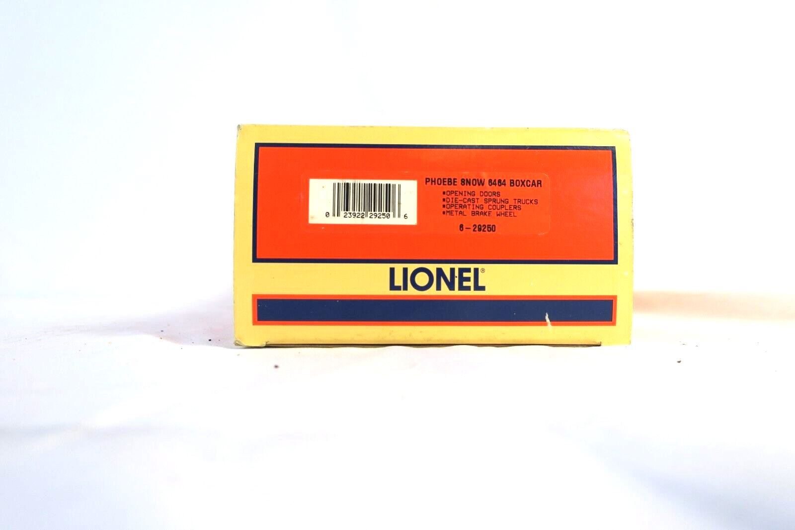 LIONEL TRAINS 6-29250 PHOEBE SNOW 6464 BOXCAR BRAND NEW O SCALE TOY - WISE GUYS HOBBIES LLC