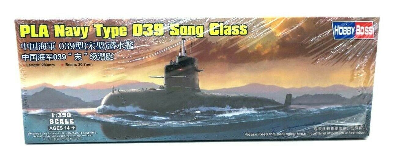 Hobby Boss 83518 1/350 scale PLA NAVY TYPE 039 SONG CLASS BATLE SHIP - WISE GUYS HOBBIES LLC