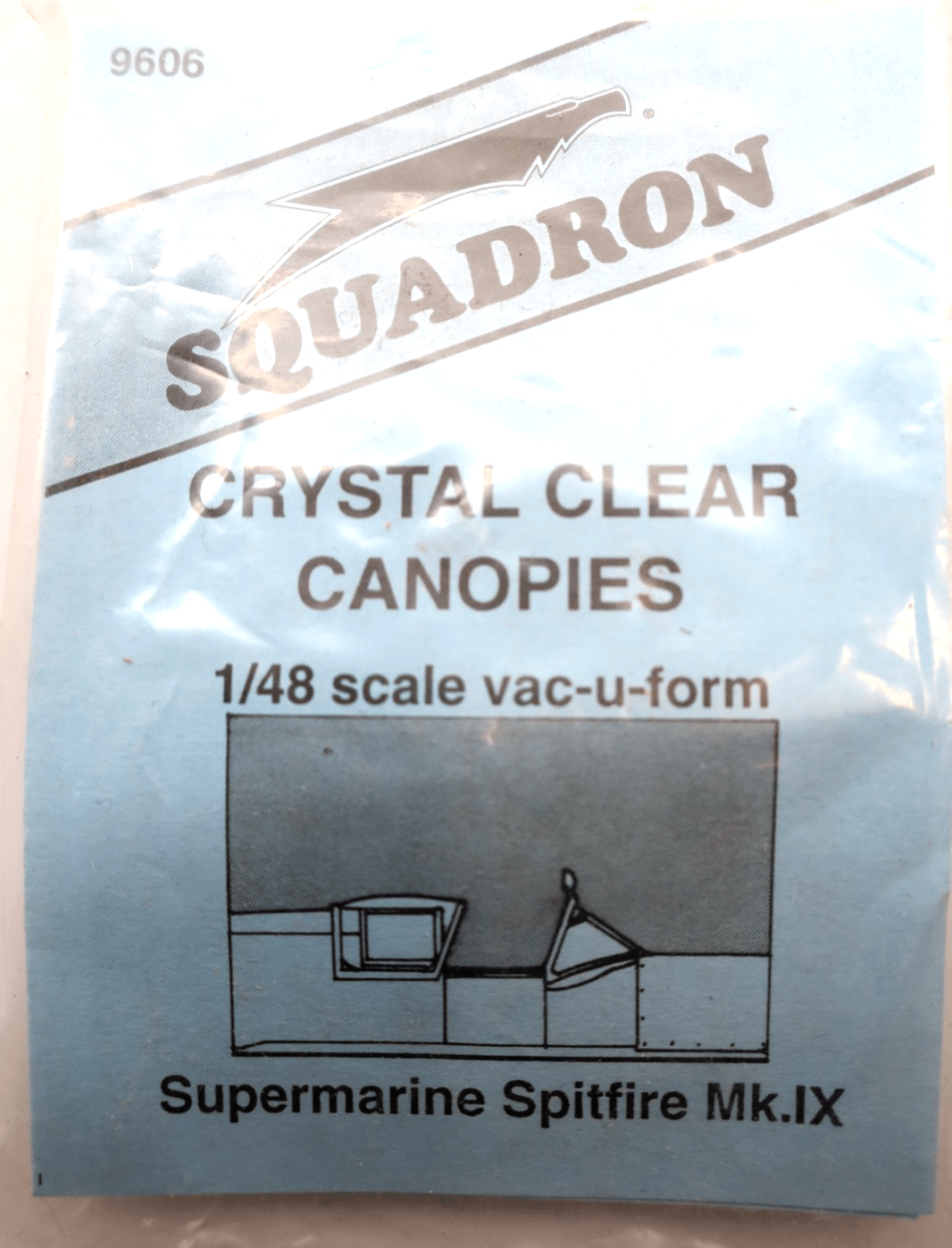 Squadron 1/48 Supermarine Spitfire Mk.IX Canopy Part 9606 - WISE GUYS HOBBIES LLC