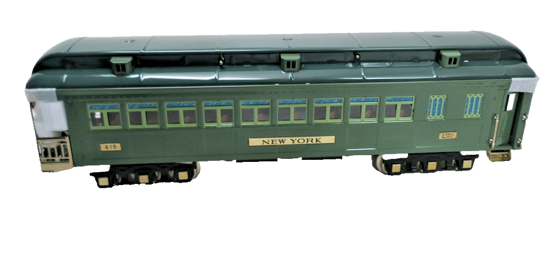 Lionel Classics 13406 New York State Passenger Car 2 - Tone Green 1 - 416 - WISE GUYS HOBBIES LLC