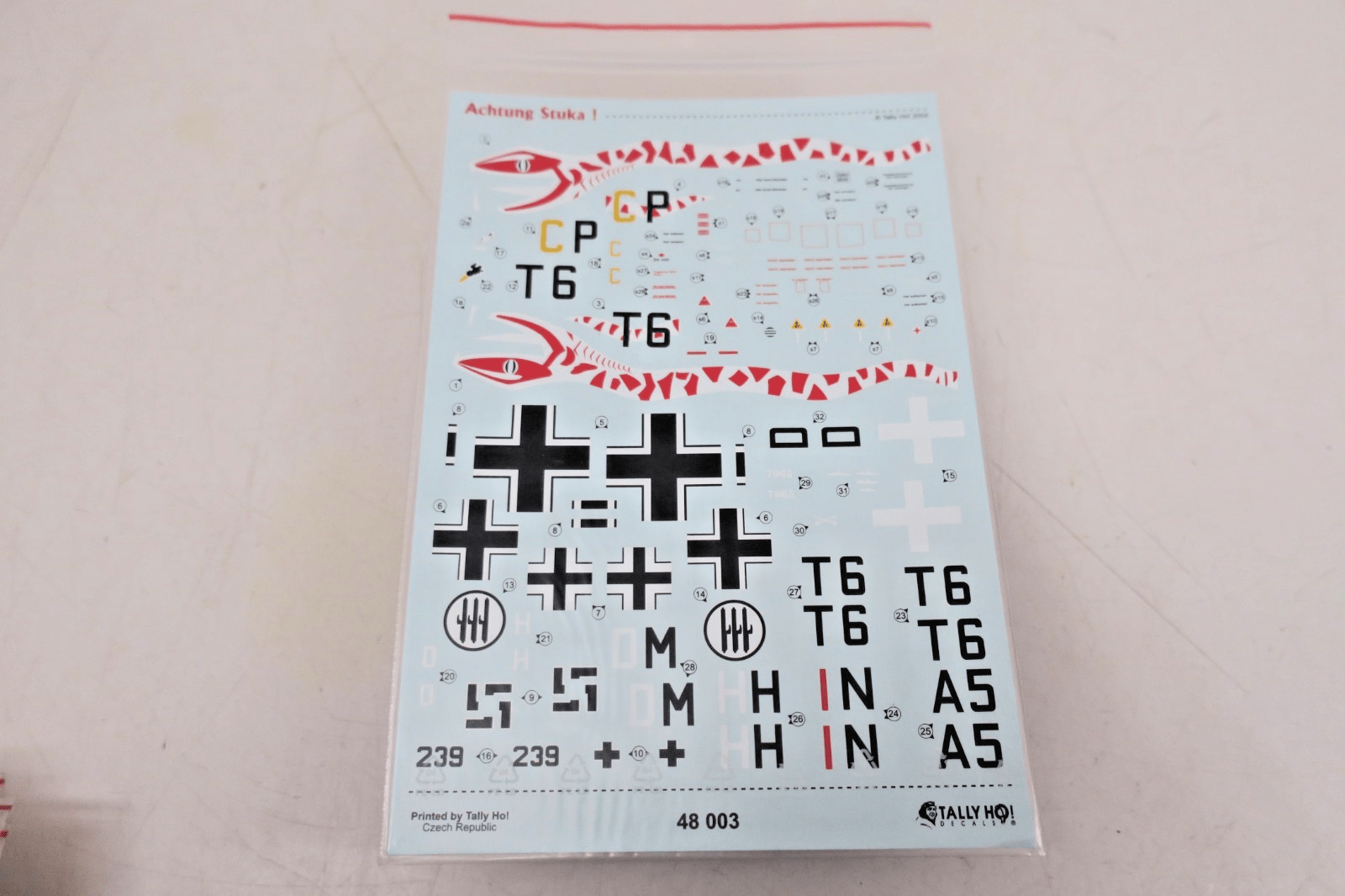 Tally Ho Decals 1/48 Achtung Stuka! 48003 - WISE GUYS HOBBIES LLC