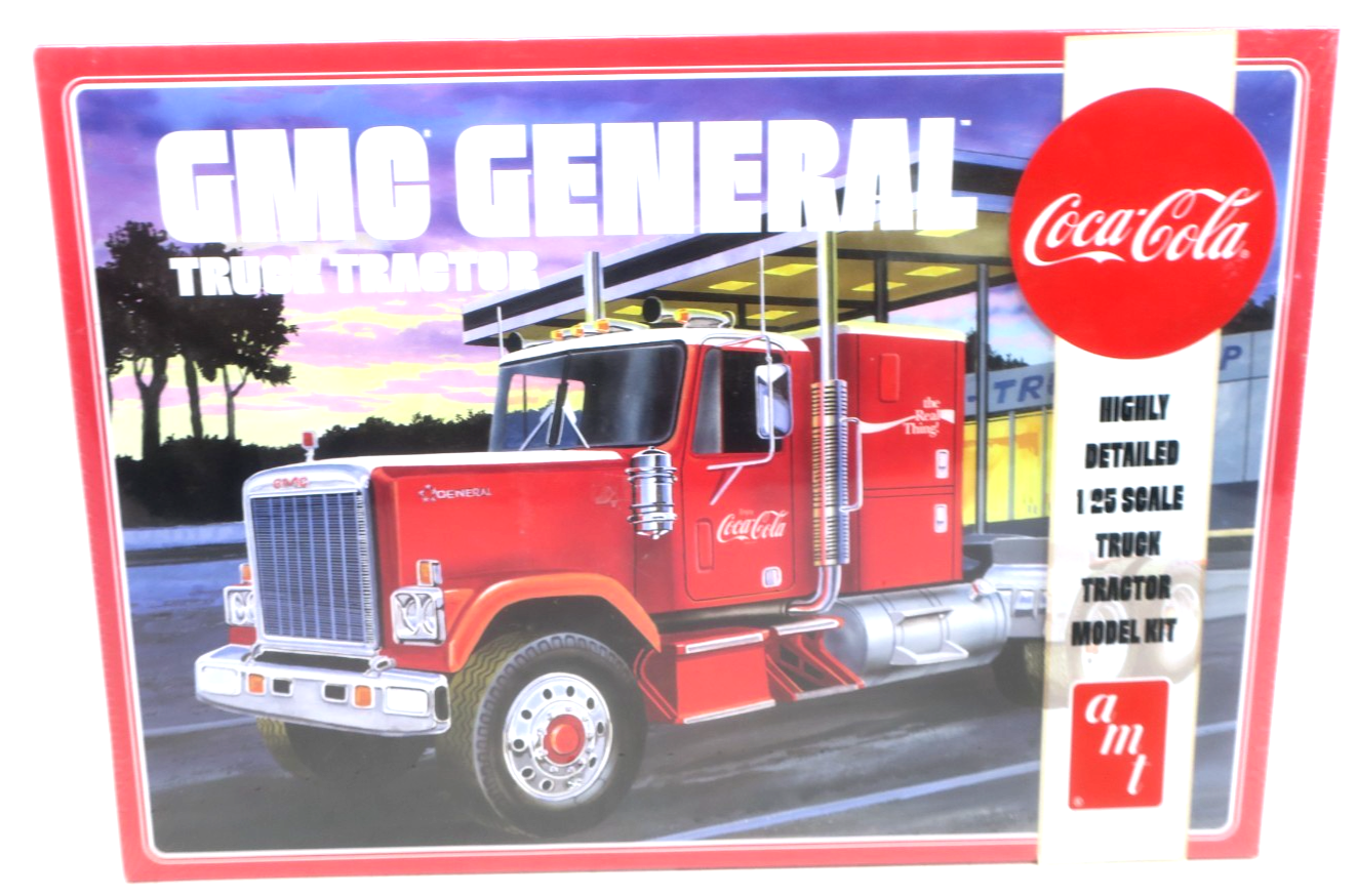 AMT 1/25 GMC General Truck Tractor Coca-Cola Model Kit AMT1179 - WISE GUYS HOBBIES LLC