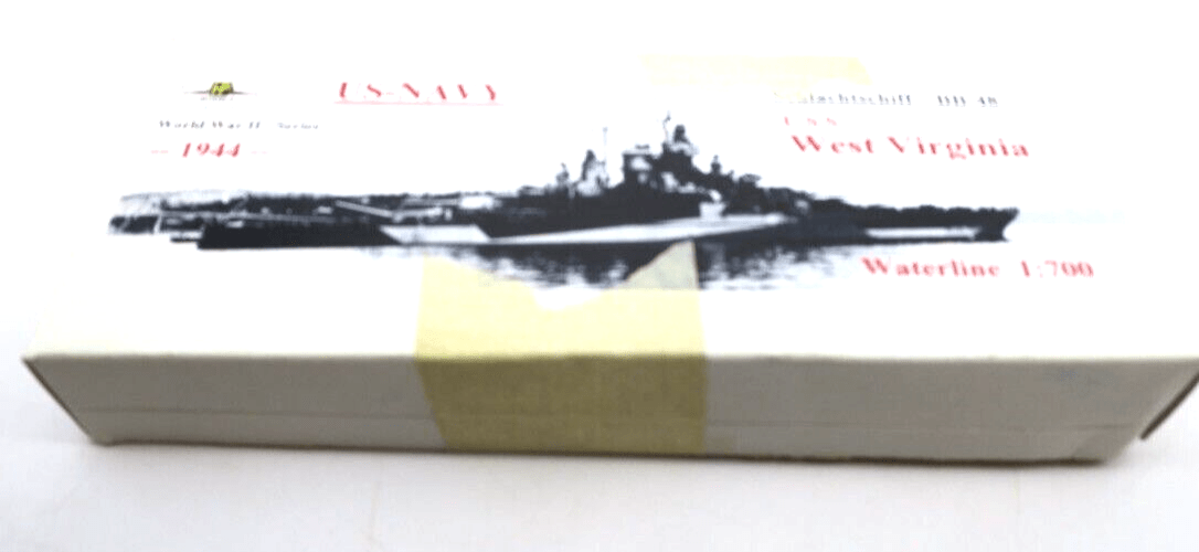HP Models 1/700 US Navy Battleship BB-48 WWII Series Waterline Resin Model Kit - WISE GUYS HOBBIES LLC
